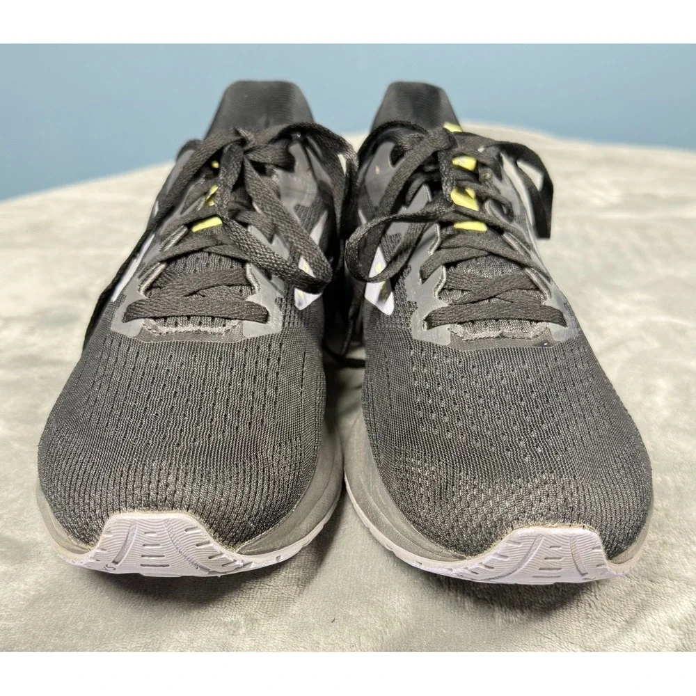 Brooks Ghost 14 Running Shoes Mens 10.5 Black Gray Athletic Sneakers